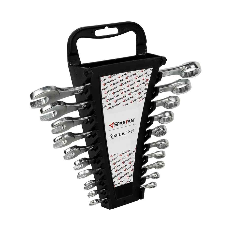 Spartan Carbon Steel Combination Spanner Set/Wrench Set/Tool Kit Multipurpose