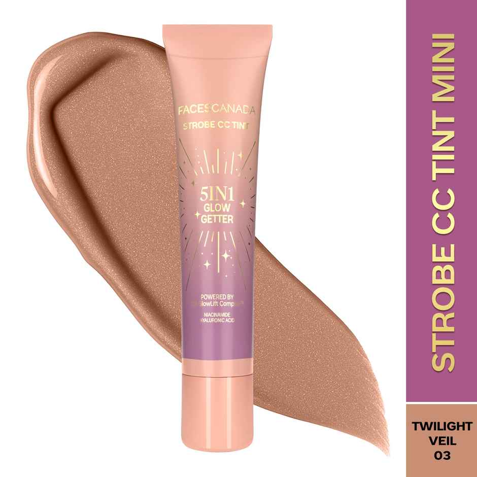 Faces Canada Strobe CC Tint Mini | Twilight Veil 03 | BB/CC Cream & Highlighter
