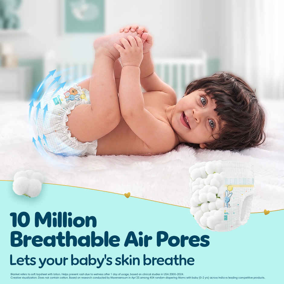 Pampers Premium Care Pants XS 30 | No Marks Design | India's Softest Diaper