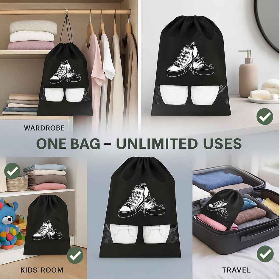 DALUCI Shoe Bag Travel Shoe Storage Pouch Shoe Cover for Unisex Reusable Organizer