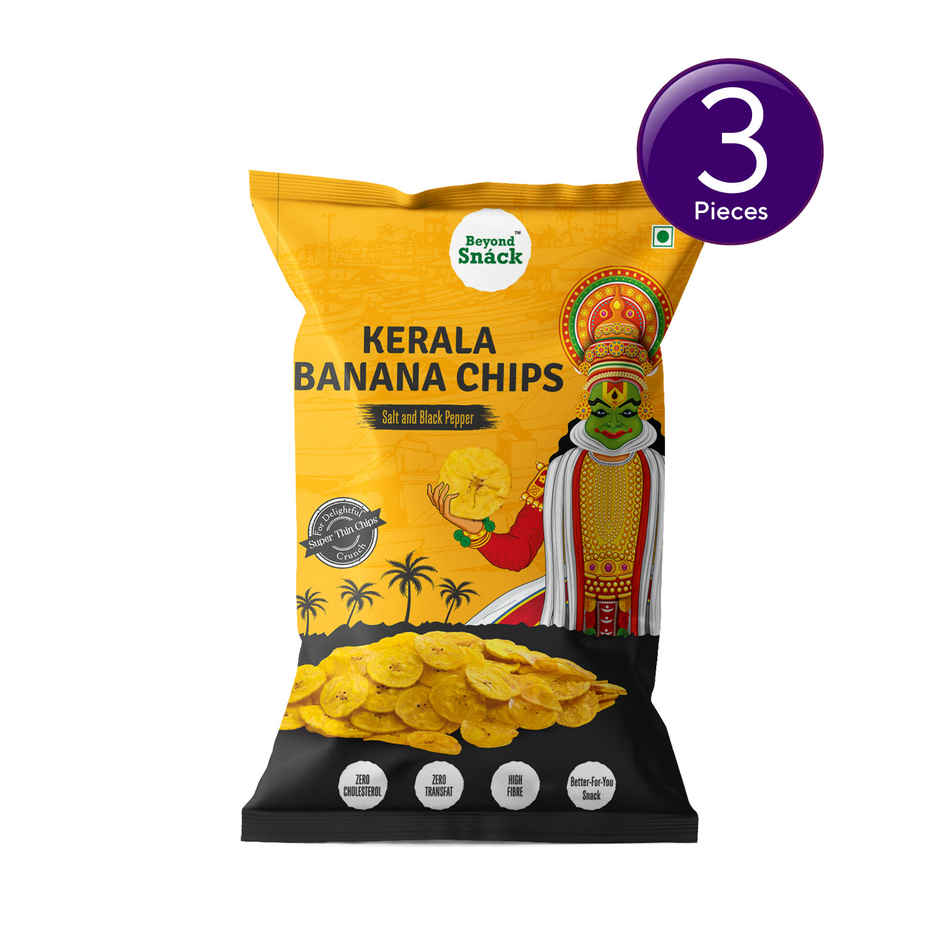 Beyond Snack Kerala Banana Chips - Salt & Pepper Combo 