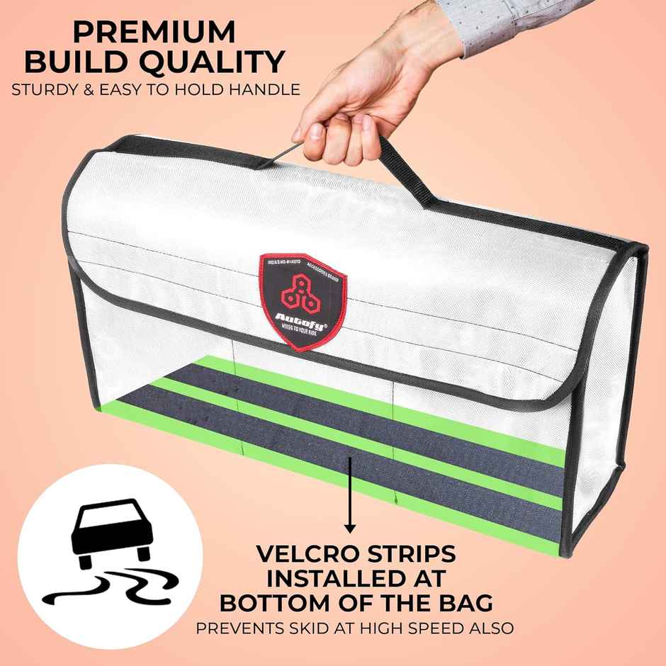 Autofy Spaze-4 Car Trunk Organizer Spill Proof Waterproof Anti-Skid Car Boot Organizer Nylon