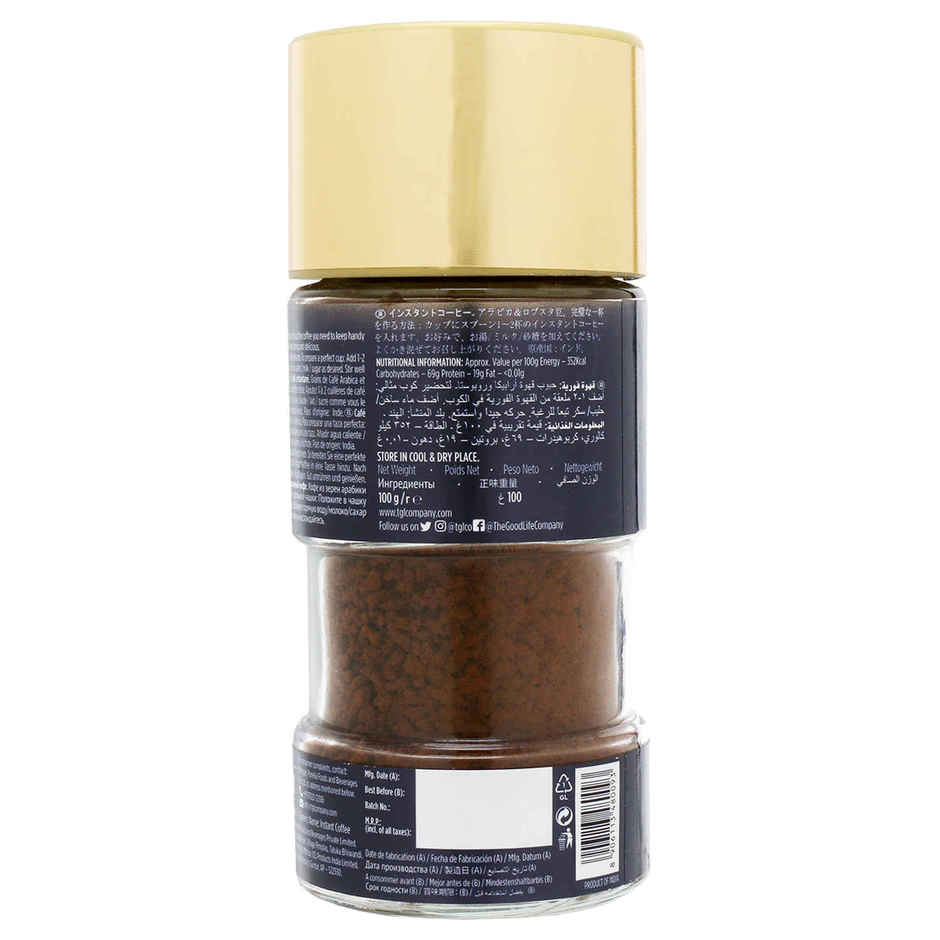TGL Co. Premium Euphoria Arabica And Robusta Medium Roast Instant Coffee