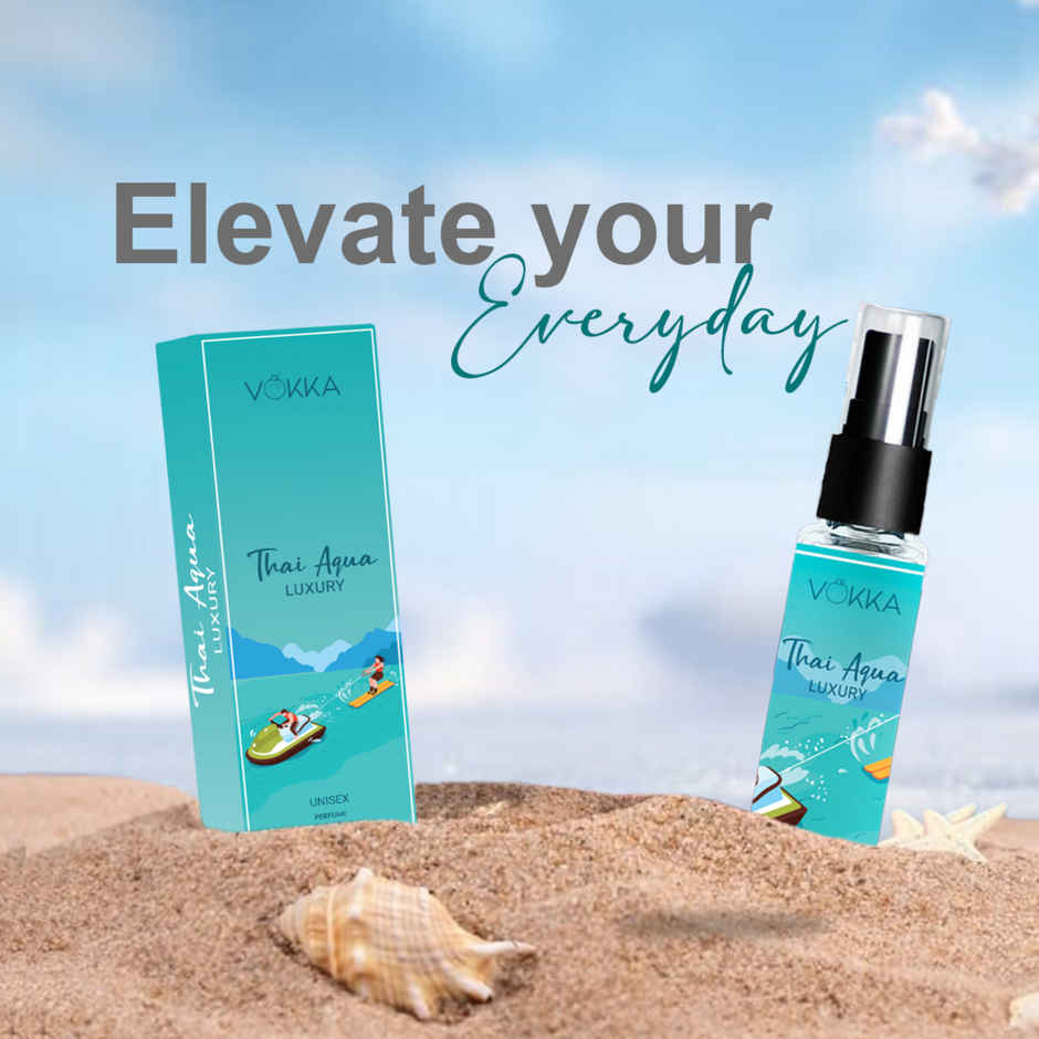 Vokka Pocket Perfume Thai Aqua Unisex Luxury Aqua Sandalwood