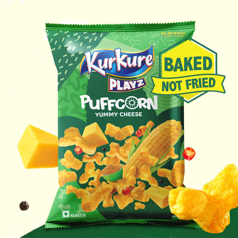 Kurkure Namkeen Playz Puffcorn Yummy Cheese | Snacks