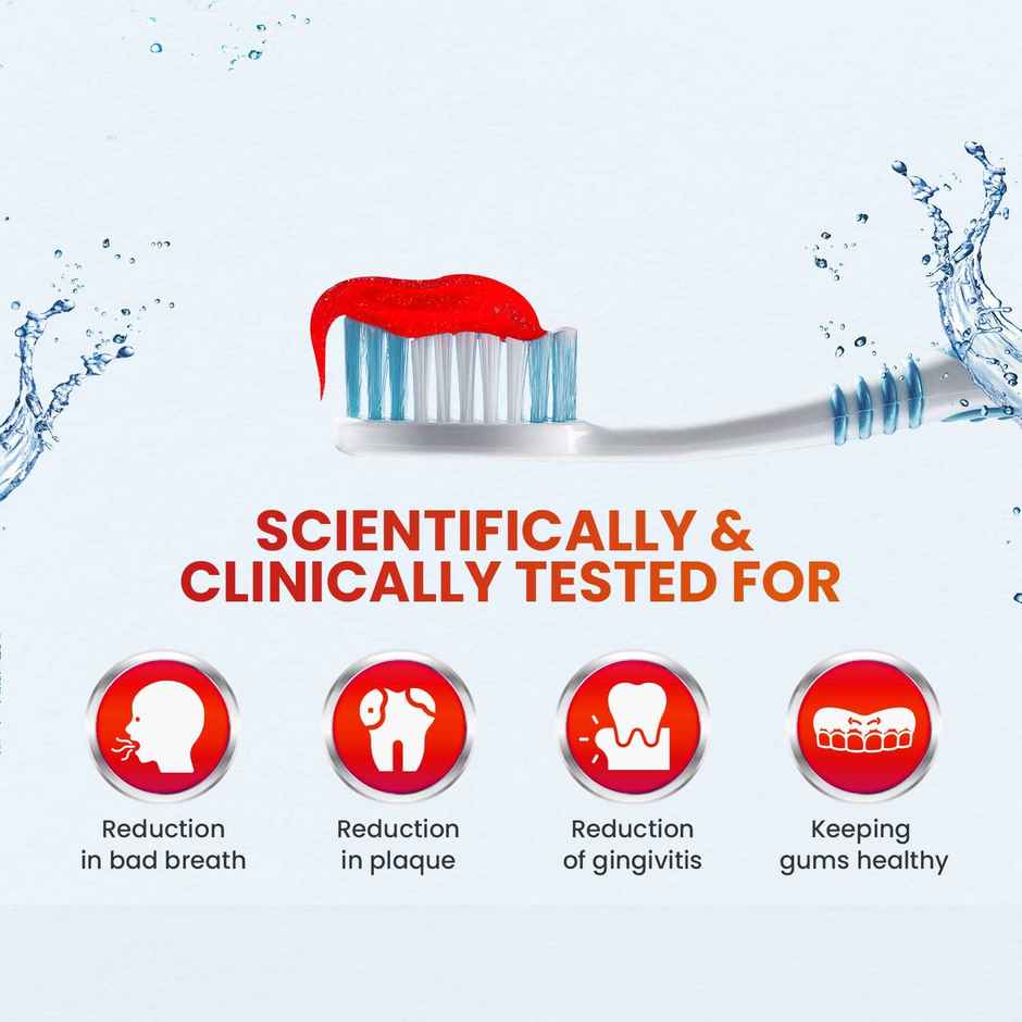 Dabur Red Gel Ayurvedic Toothpaste - For Healthy Gums - Effective Oral care