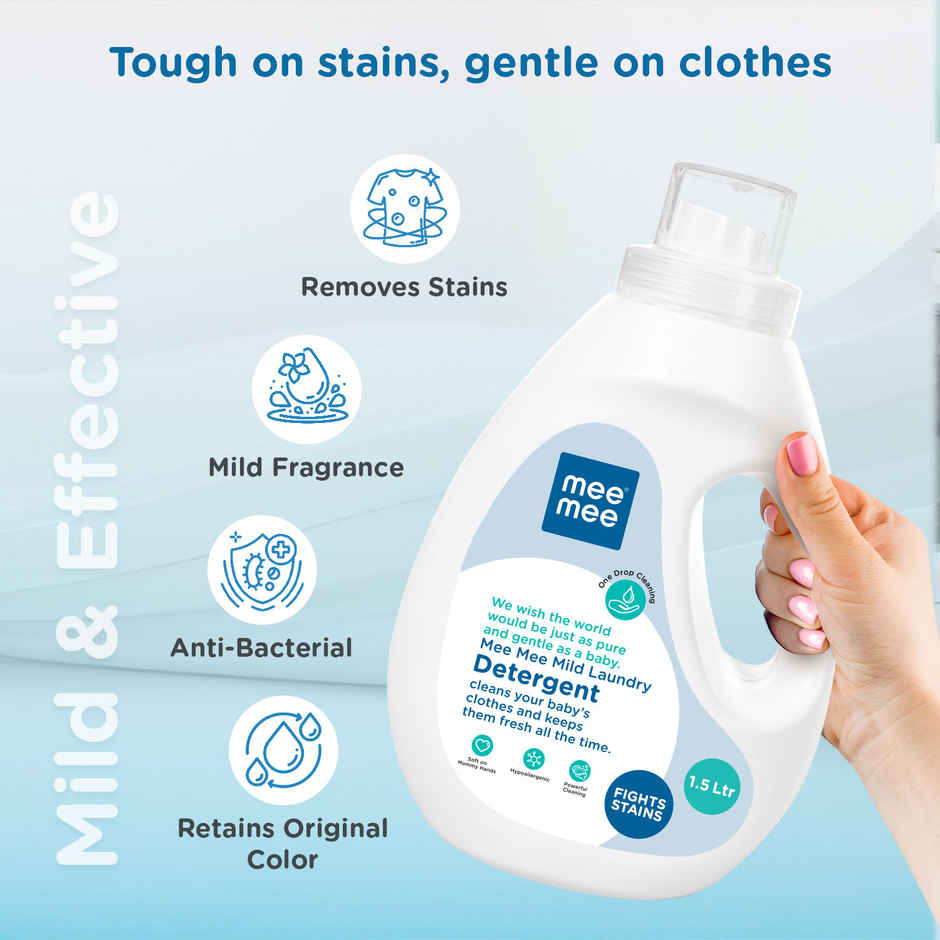 Mee Mee Anti-Bacterial Baby Laundry Detergent - One Drop Cleaning