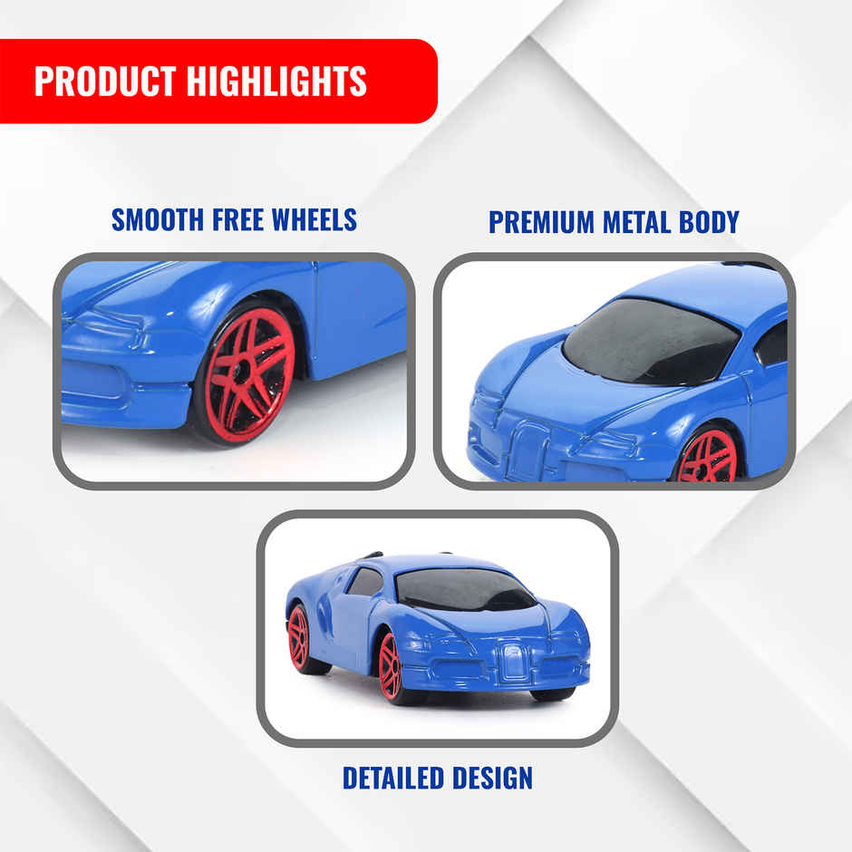 Race N Roll 1:64 Metal Die Cast Car - Bu | Pack of 1
