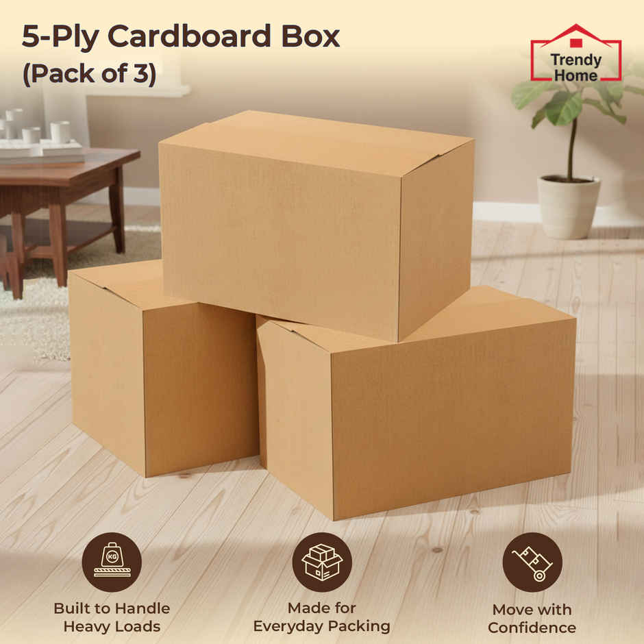 Senego Cardboard Box | 5 Ply | 18 x 12 x 12 inch