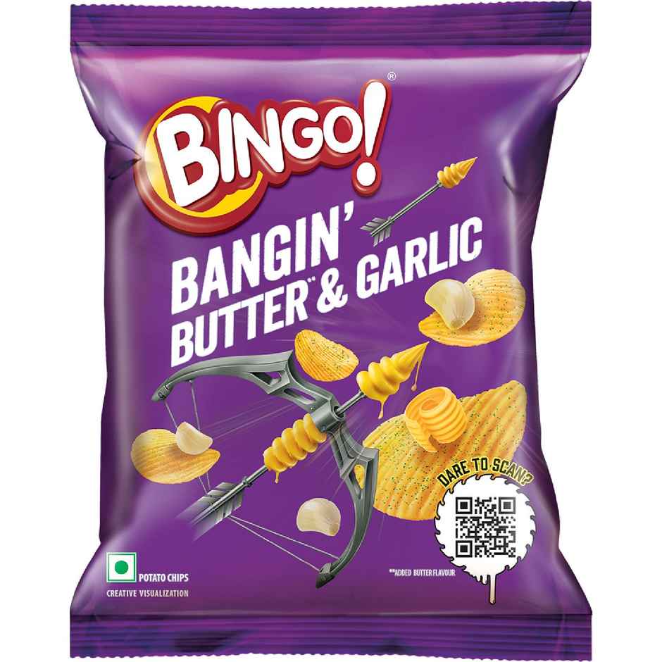 Bingo! Potato Chips Bangin' Butter & Garlic