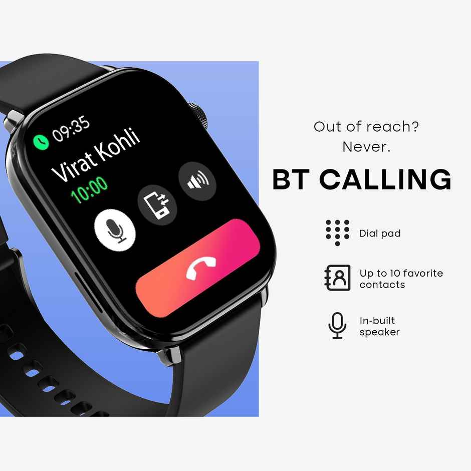 Noise ColorFit Icon 4 Smartwatch | Jet Black