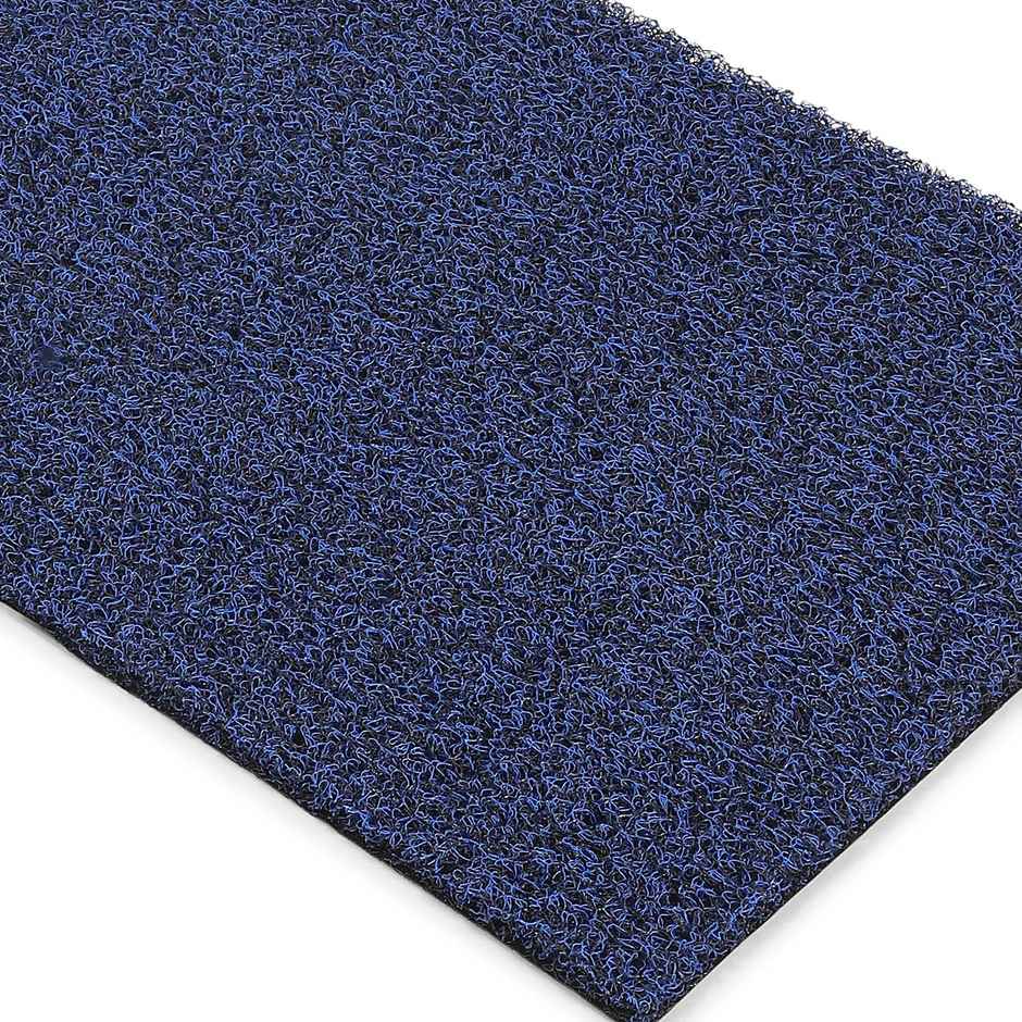 Status Milange PVC Anti-Skid Noodle Door Mat | 40 x 60 cm | Navy Blue