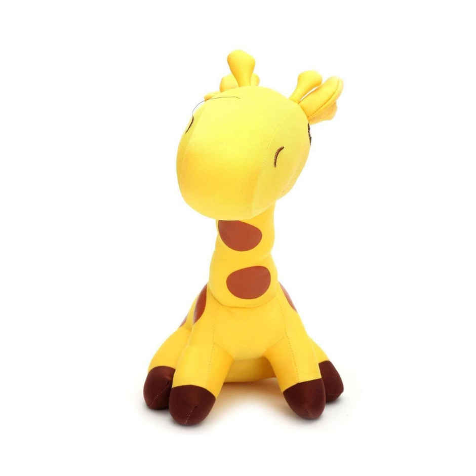 DearJoy Giraffe shaped Soft Toy and Pillow Yellow - 30cm