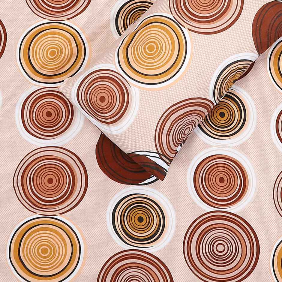 Status Micro King Size Double Abstract Bedsheet | Assorted | 87 x 94 in