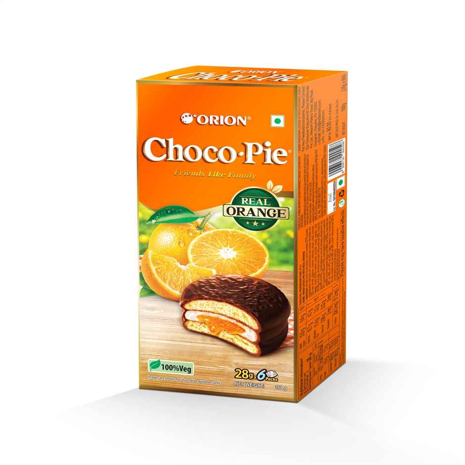 Orion Orange Choco Pie - Centre-Filled Biscuit