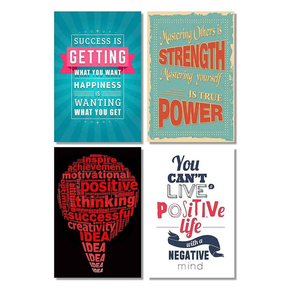 Paper Plane Design Wall Posters For Office Decor | Set of 10 | Size | 12 Inch x 18 Inch | D69
