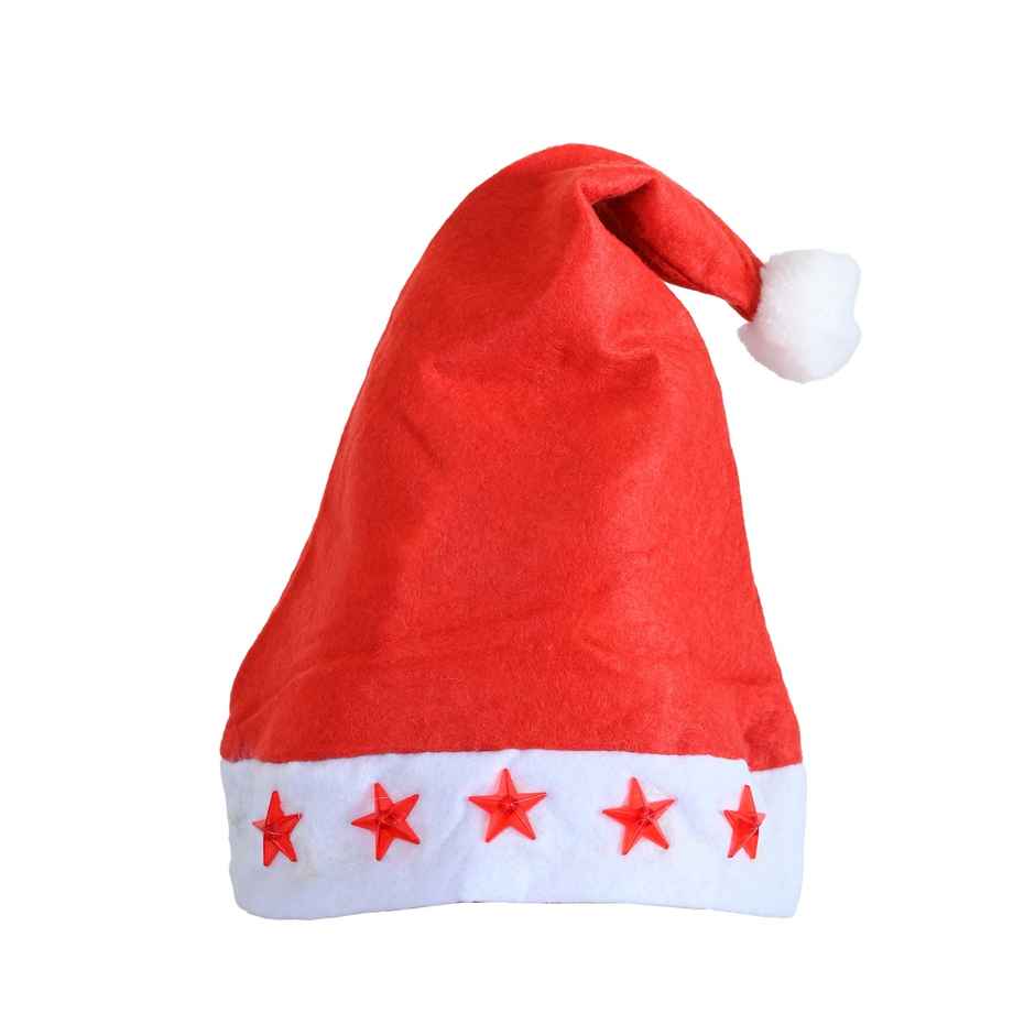 Santa Hat with Lights | Christmas Party | Picfest