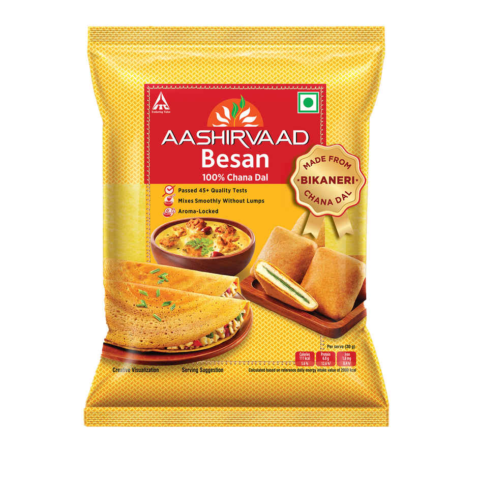Aashirvaad Besan, Made from Authentic Bikaneri Chana Dal