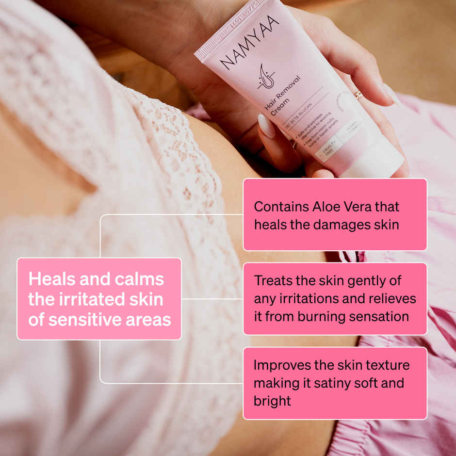 Namyaa Hair Removal Cream For Intimate Skin For Women Combo 