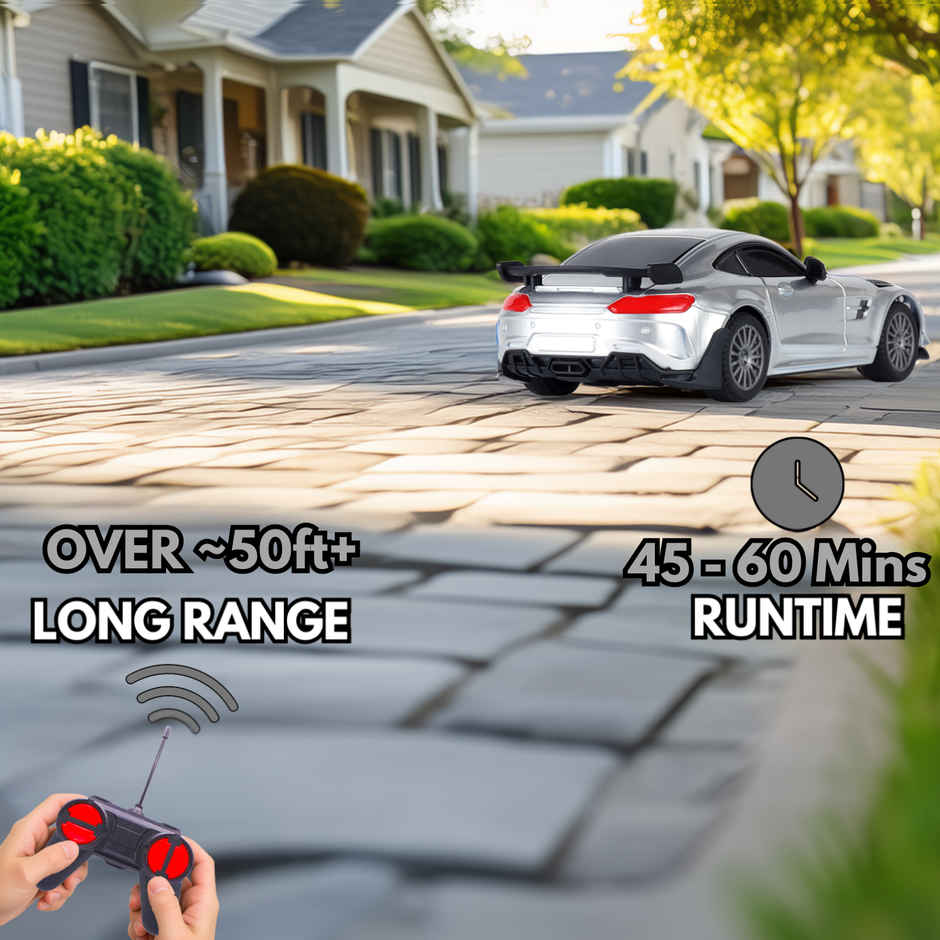 Frendo Hi Speed Remote Control Car 1:24 - Amg Silver