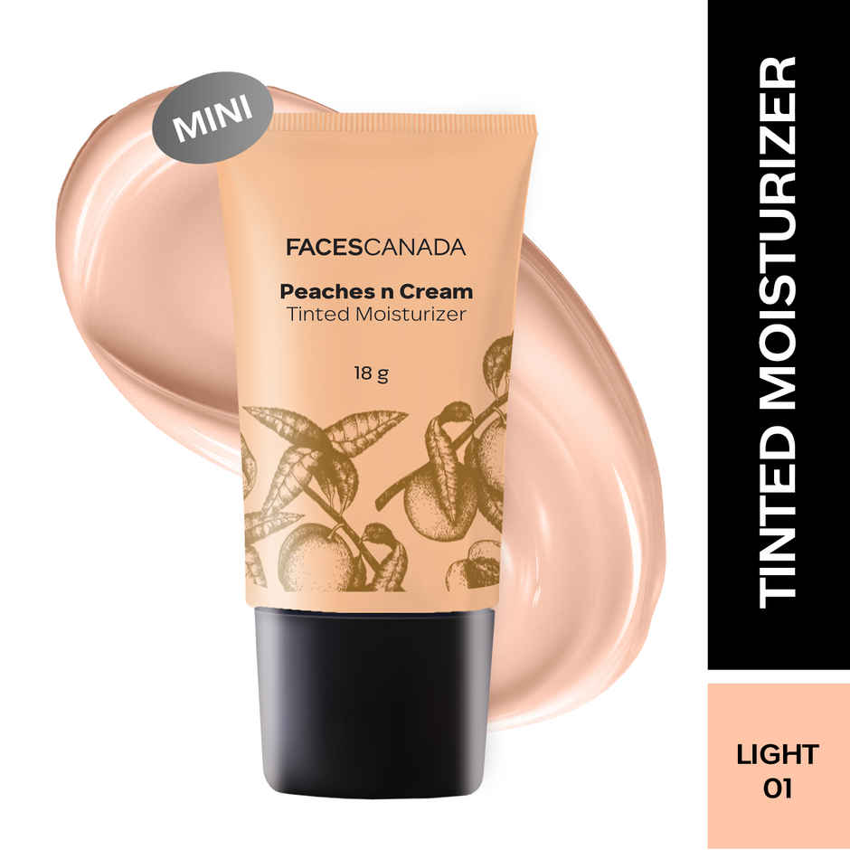 Faces Canada Peaches N Cream Tinted Moisturizer - Light 01 | Non Oily Lightly Tinted Bb Cream