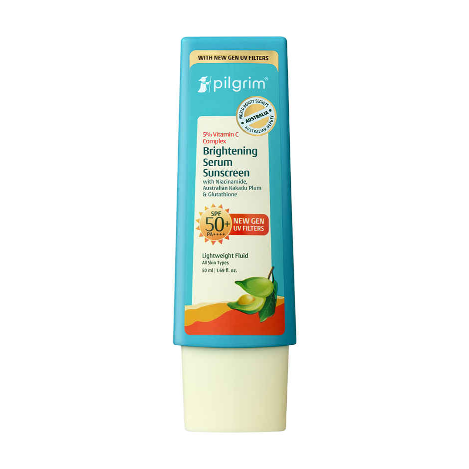 Pilgrim 5% Vitamin C Brightening Ultra Light Gel Sunscreen SPF 60 PA++++ W/ Australian Kakadu Plum