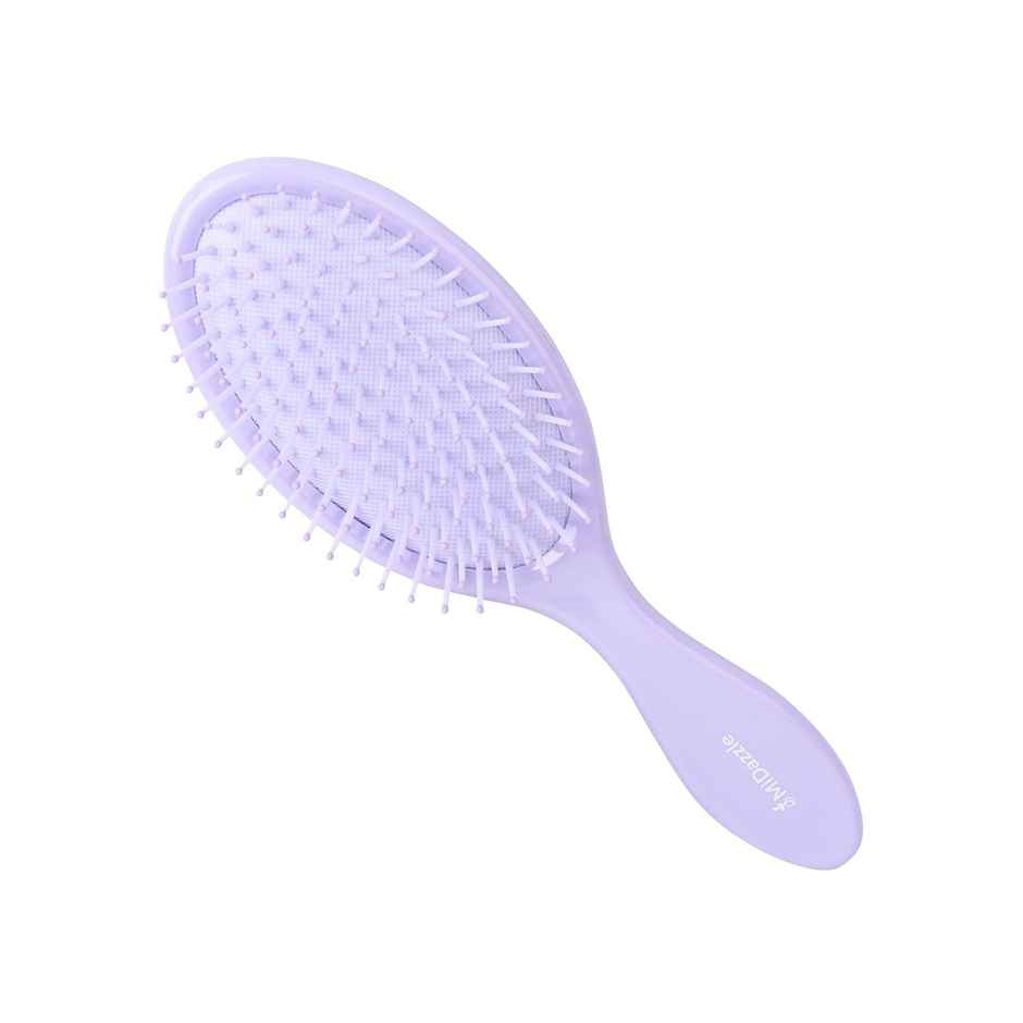 Midazzle Premium Lavender Floral Paddle Hair Brush |MIHB0024
