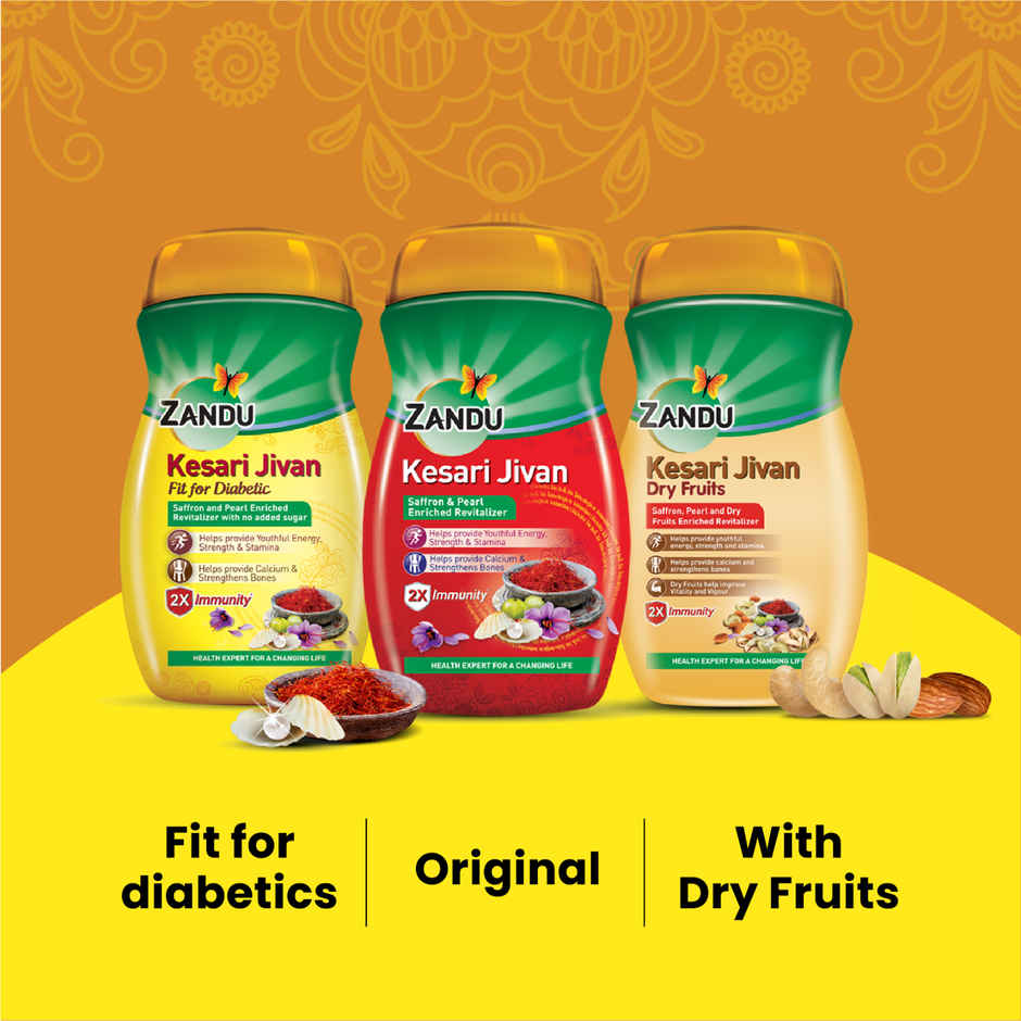 Zandu Kesari Jivan - Fit for Diabetic Sugarfree Ayurvedic Immunity Booster