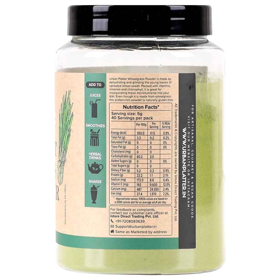 Urban Platter Organic Wheatgrass Powder