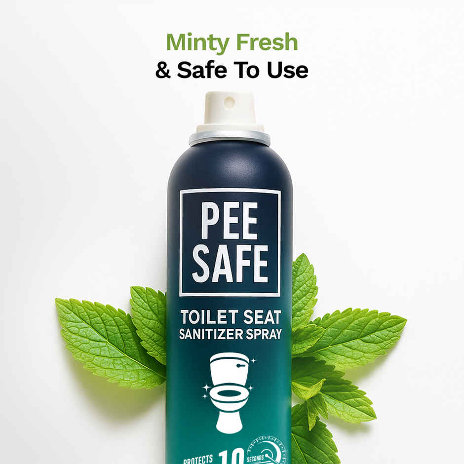 Pee Safe Toilet Seat Sanitizer Spray (Mint)