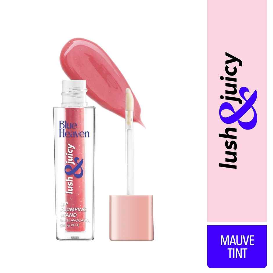 Blue Heaven Lush & Juicy Natural Lip Plumping Wand, Mauve Tint