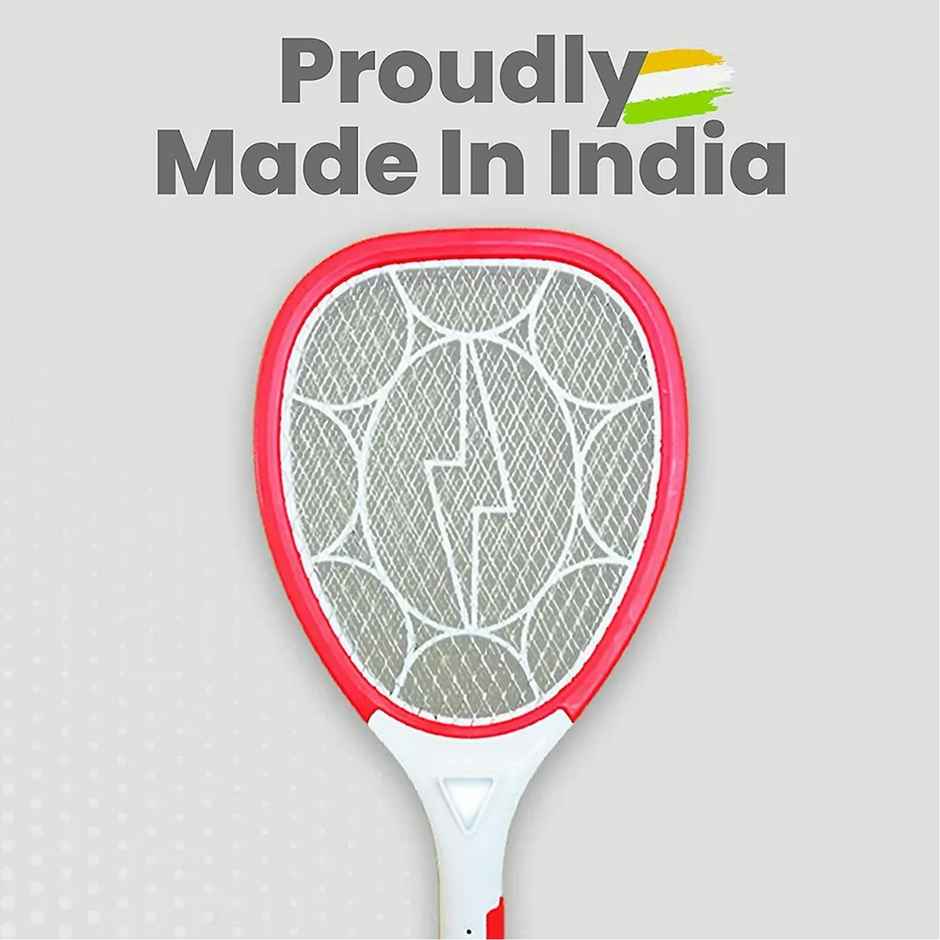 Mr. Right Rechargeable Mosquito Racket With LED | Light Rechargeable Battery