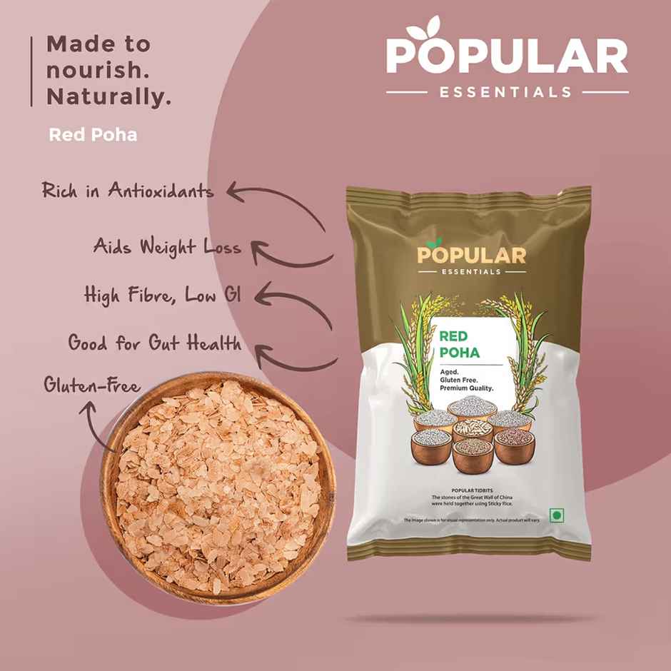 Popular Essentials Red Poha