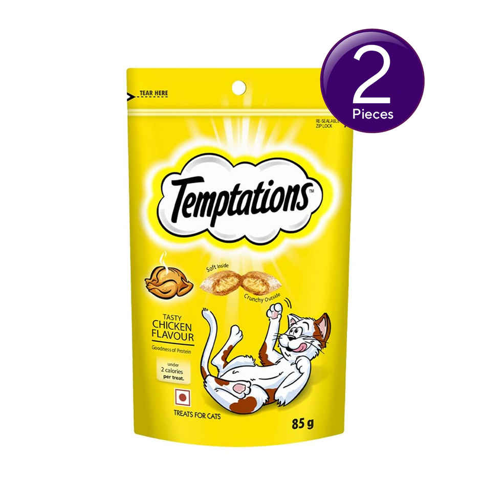 Temptations Adult Tasty Chicken Flavour Cat Treats Combo