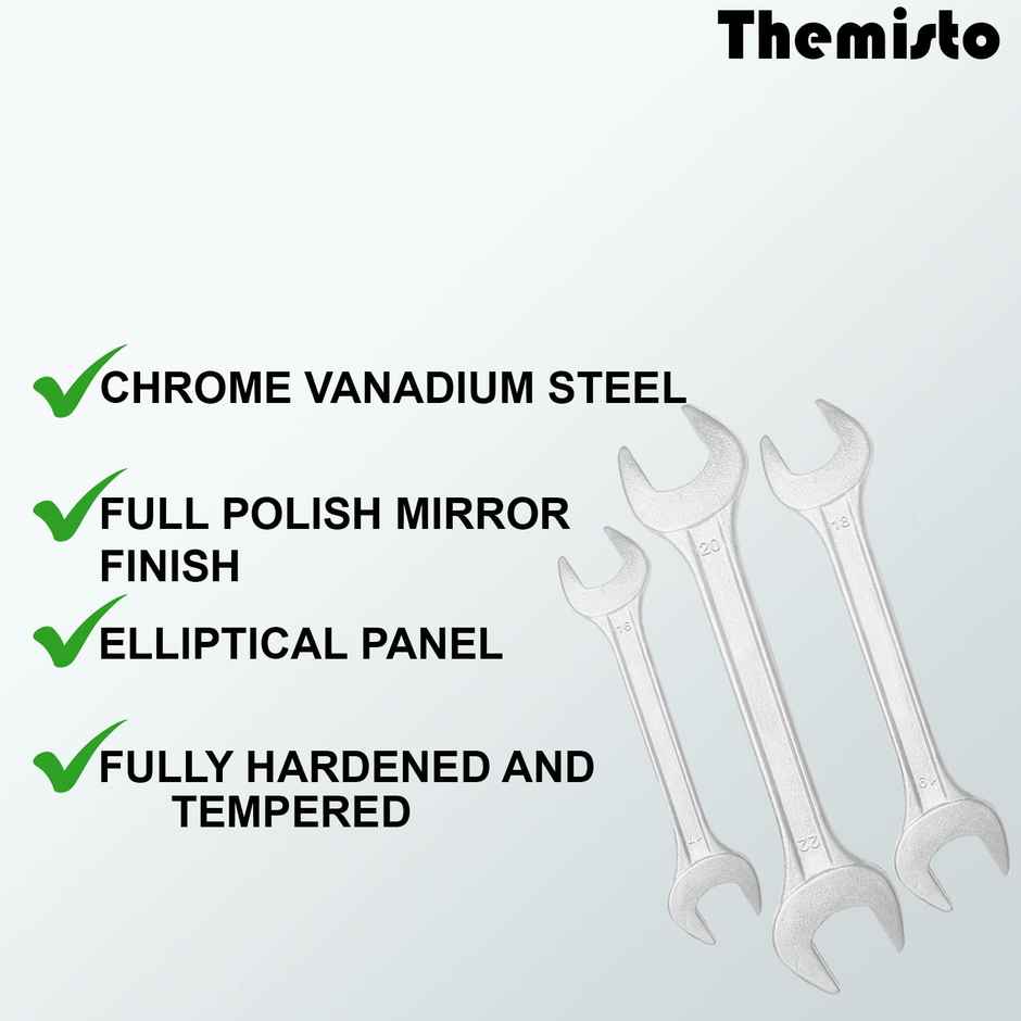 Themisto TH-T14 Double Open Ended Spanner Set | Pack of 6