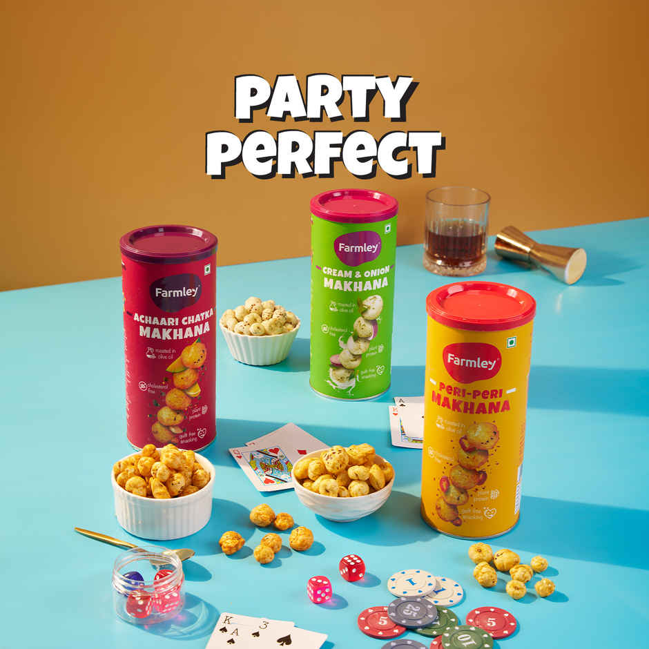 Farmley Black Pepper Roasted Makhana- Fit For Fasting