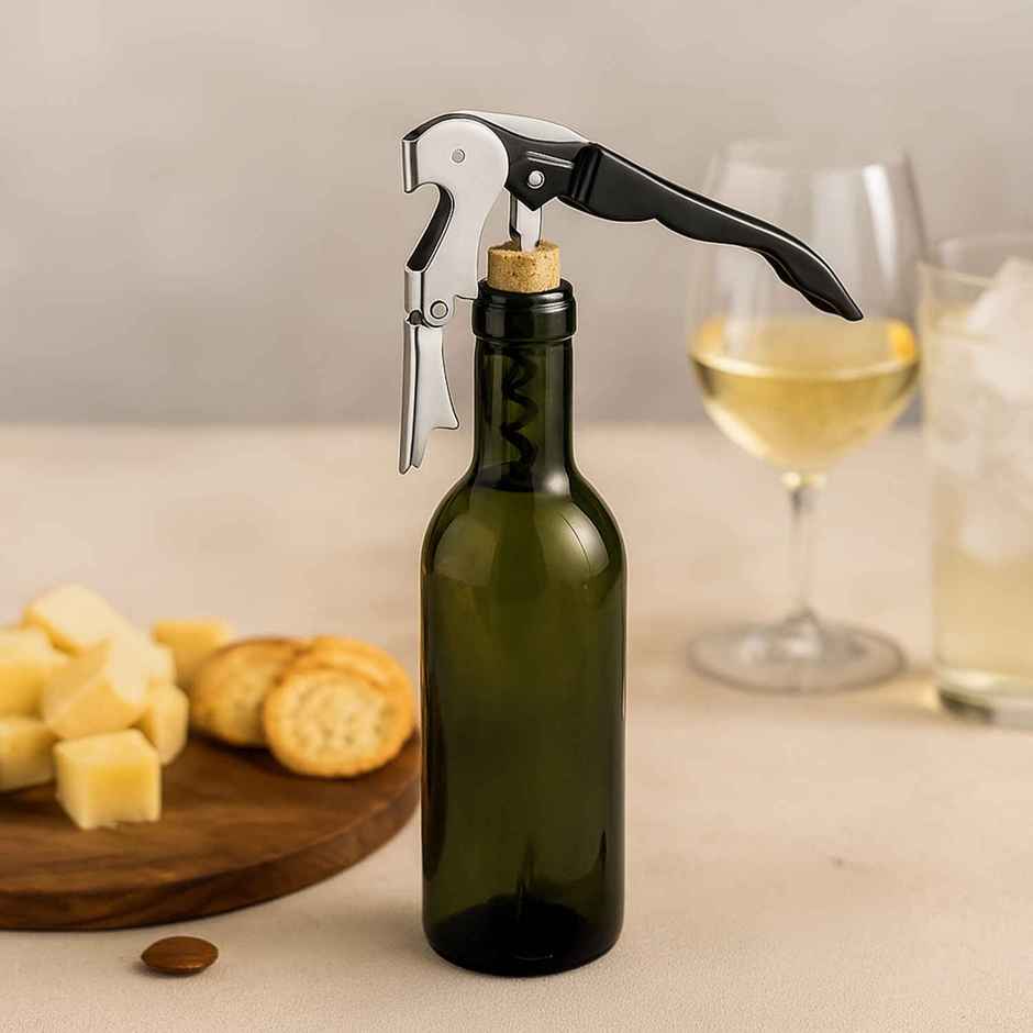 Stainless Steel Corkscrew Opener With Foil Cutter - Assorted