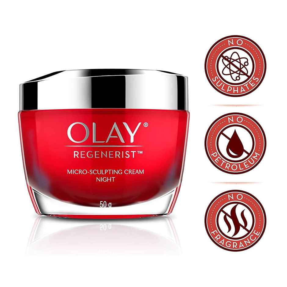Olay Night Cream: Regenerist Microsculpting Moisturiser