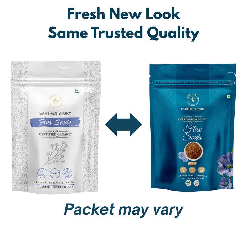 Earthen Story Organic Raw Flax Seeds