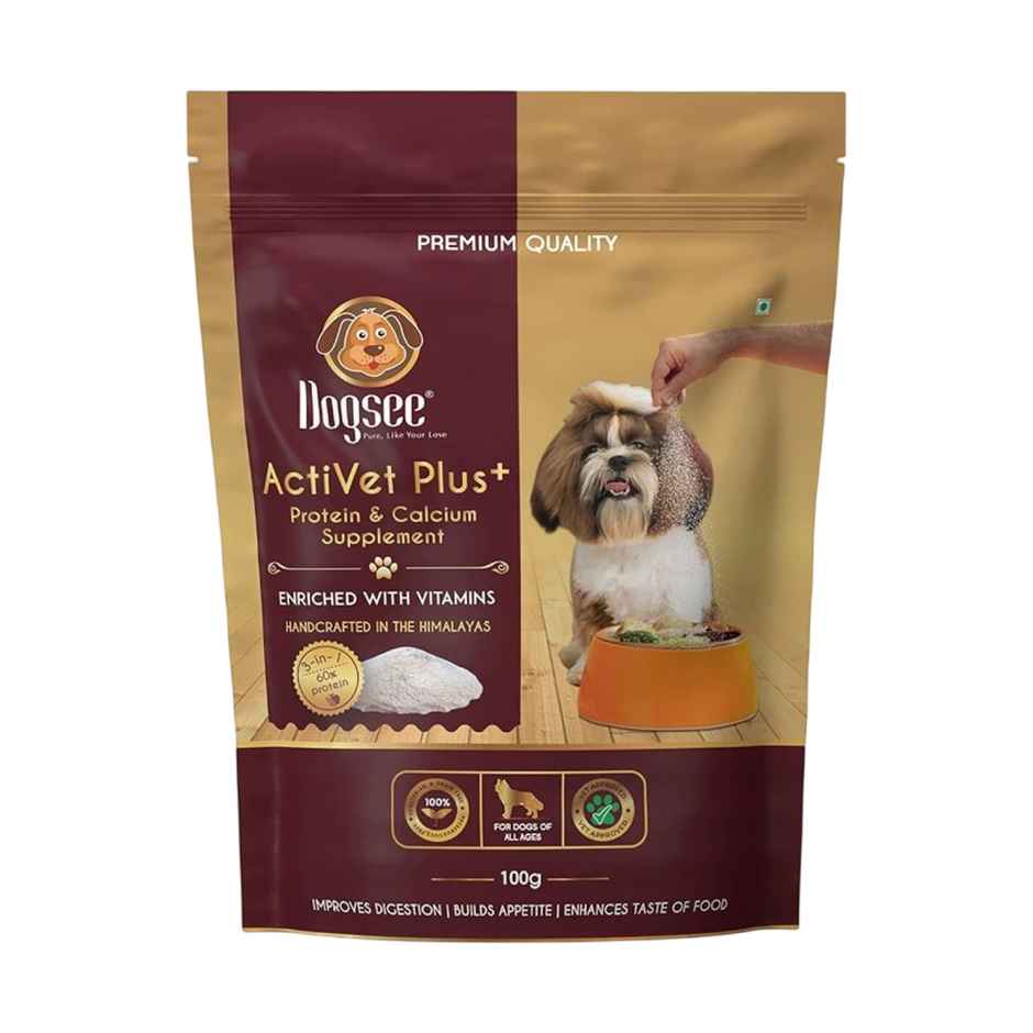 Dogsee ActiVet Plus+ Protein & Calcium Supplement