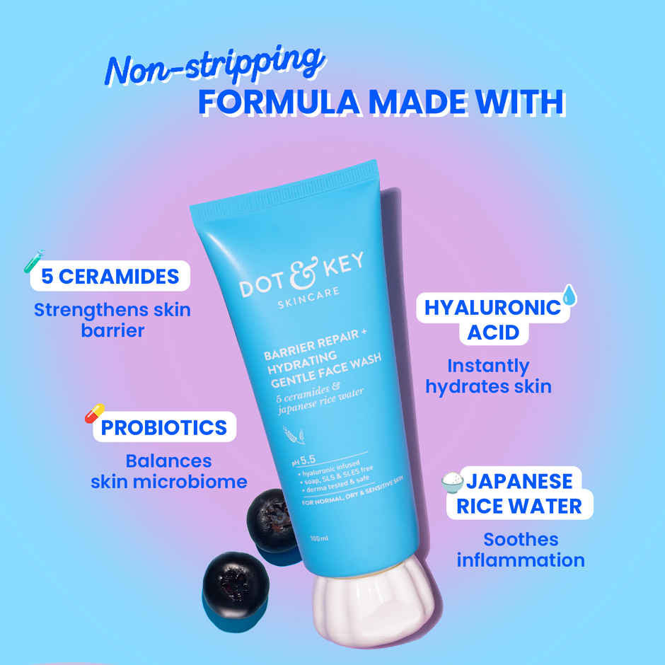 Dot & Key Barrier Repair + Hydrating Gentle Face Wash
