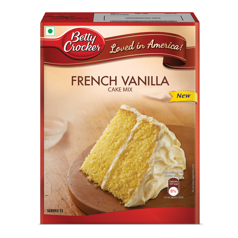 Betty Crocker French Vanilla Instant Cake Mix Powder