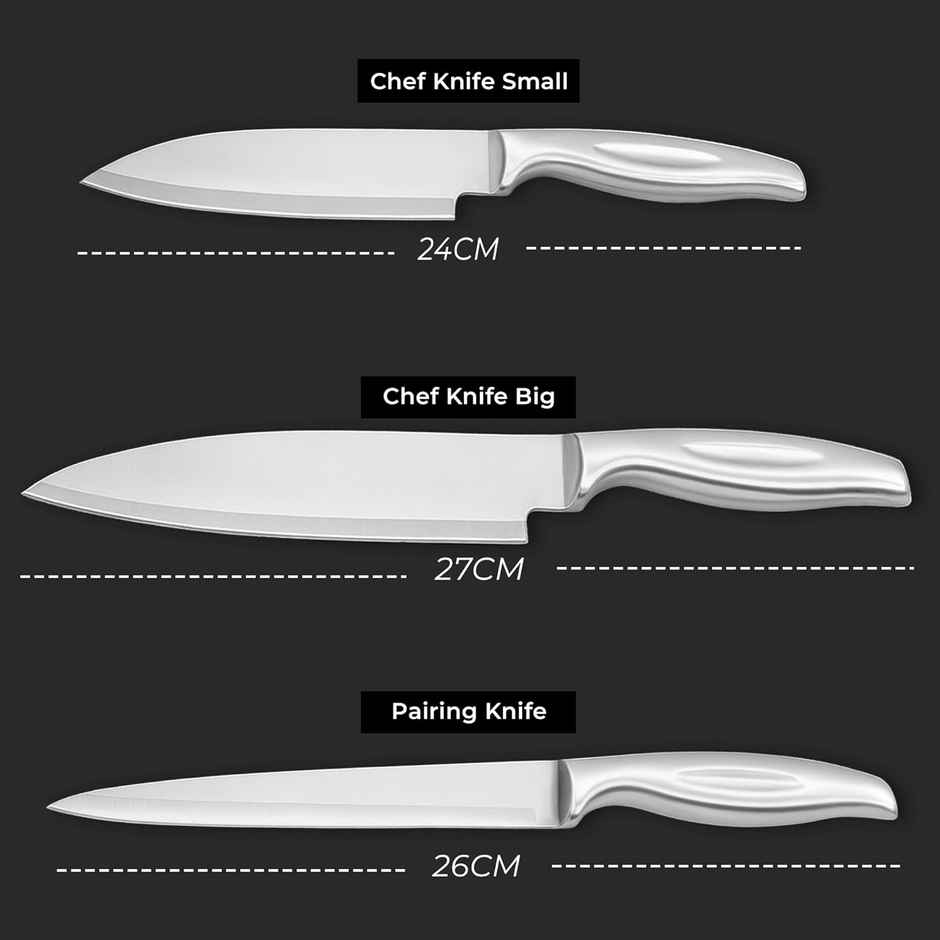 Solara Stainless Steel Knife Set