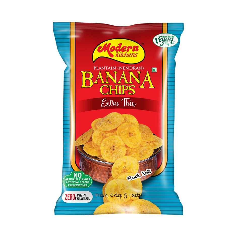 Modern Kitchens Banana Chips Salted | Crispy & Light