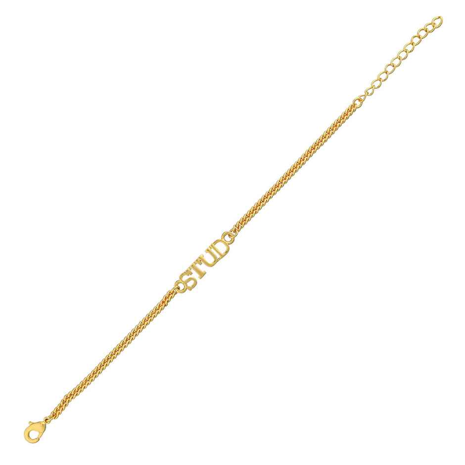 Stylish Gold Tone STUD rakhi | Voylla
