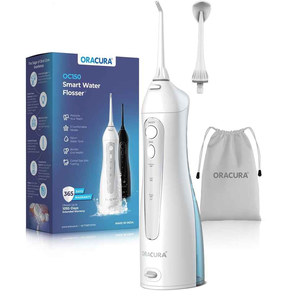 Oracura Oc150 Lite Smart Water Dental Flosser White