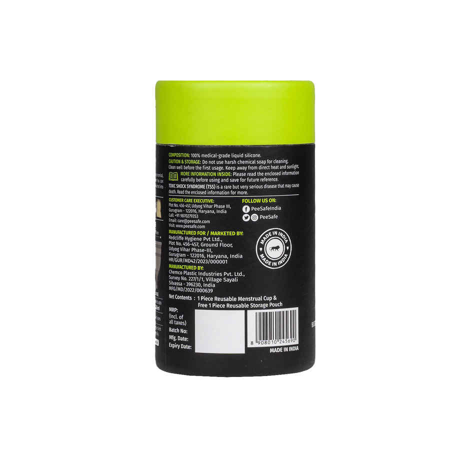 Pee Safe Menstrual Cup | Leak-Free, Comfortable & Reusable - Large