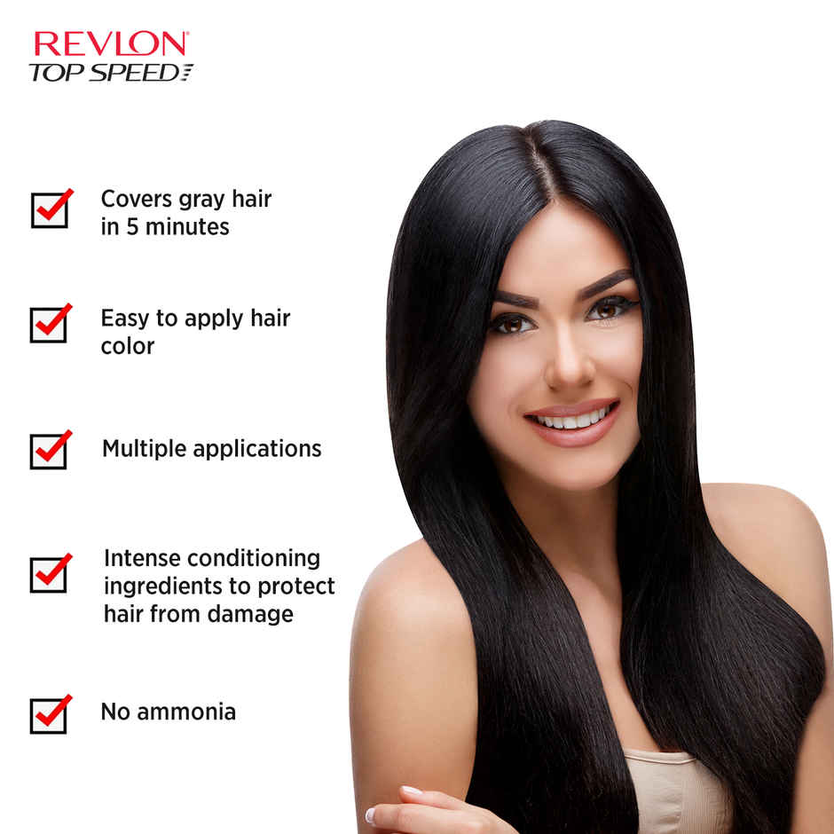 Revlon Top Speed Hair Color Small Pack Woman - Dark Brown 65