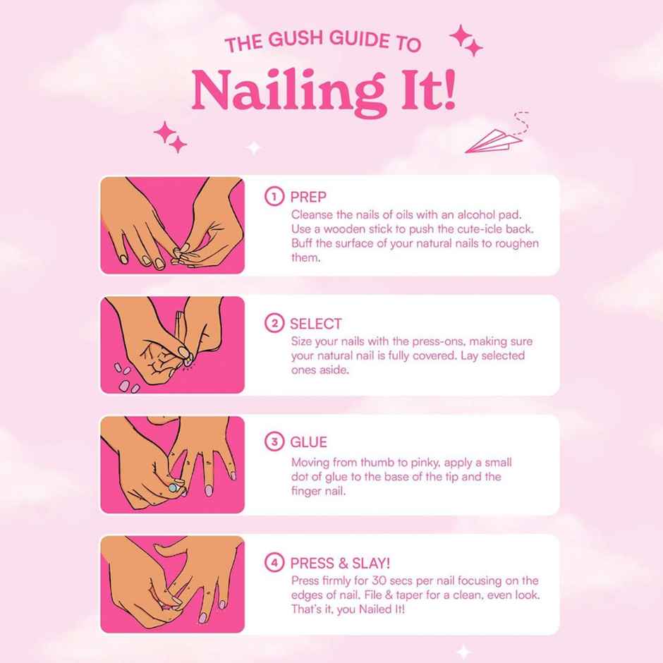 Gush Beauty Press 'N Go Nail Glue | Vegan, Cruelty Free & Toxic Free