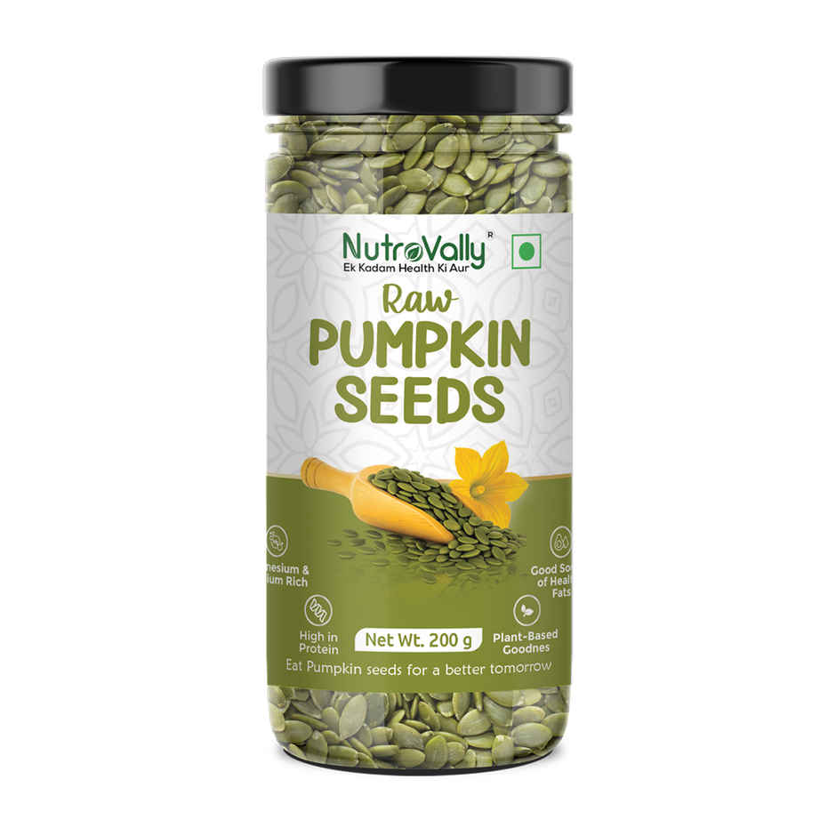 NutroVally Premium Pumpkin Seeds High Protein Superfood